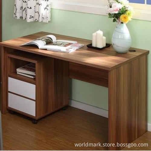 Office Desk with Chest Melamine Finish for home office